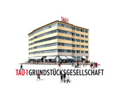 International verffentlichte Logogestaltung fr das Geschftshaus TAU-1 in Berlin